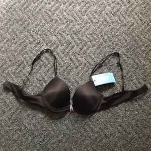 Simply Vera Vera Wang Black Push Up Plunge Bra